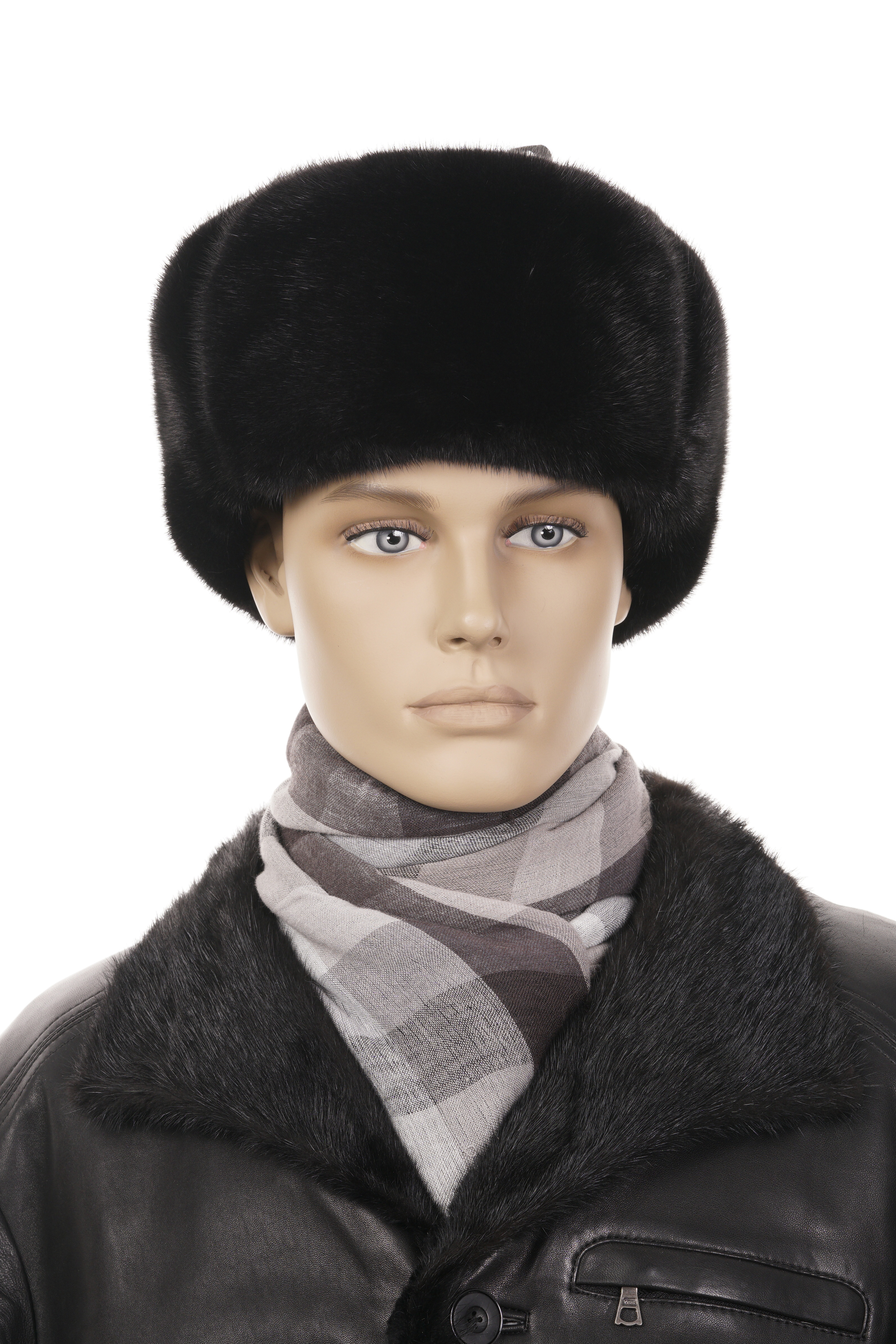 Шапка мужская из норки 8015162-9