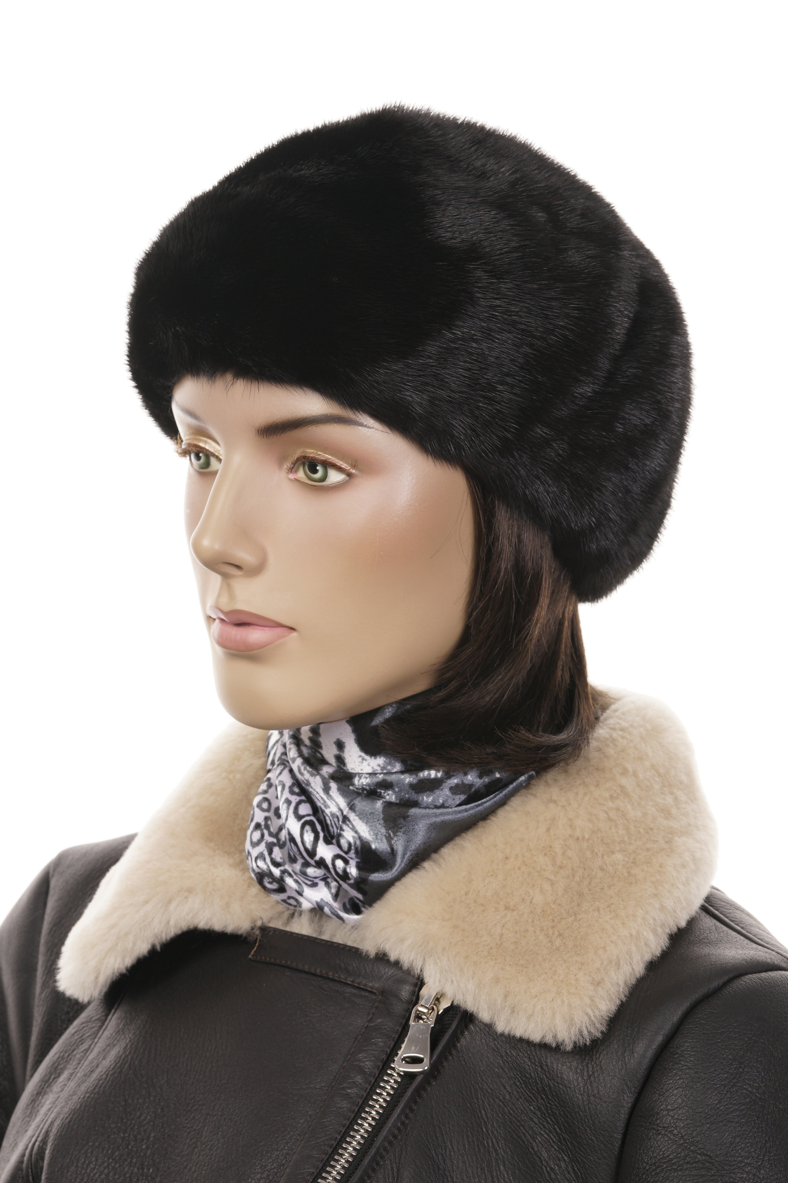 Шапка женская из норки 8015394-9