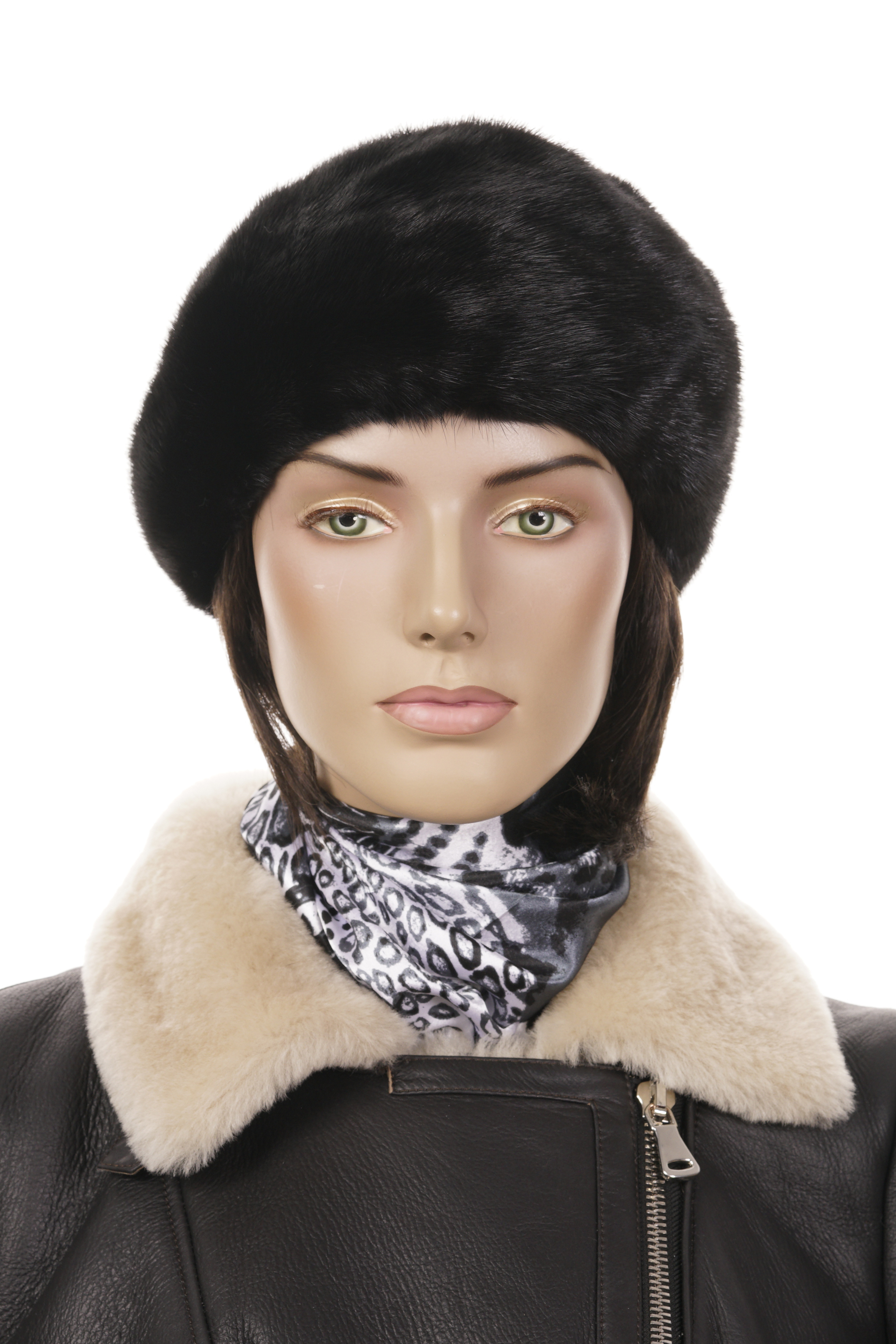 Шапка женская из норки 8015394-7