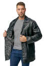 Мужская кожаная куртка из натуральной кожи с воротником 0902671-4