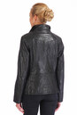 Женская кожаная куртка из натуральной кожи с воротником, отделка искусственный мех 0900927-5