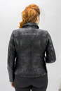Женская кожаная куртка из натуральной кожи с воротником 0902155-4