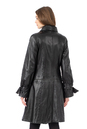 Женское кожаное пальто из натуральной кожи с воротником 0902506-3