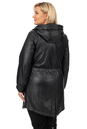 Женское кожаное пальто из натуральной кожи с капюшоном 0902515-3