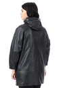 Женское кожаное пальто из натуральной кожи с капюшоном 0902613-3