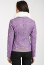 Женская кожаная куртка из эко-кожи с воротником, отделка песец 1900001-4