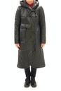 Женское кожаное пальто из натуральной кожи с капюшоном 2100540-2