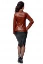 Женская кожаная куртка из натуральной кожи с воротником 8005607-3