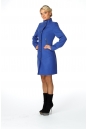 Женское пальто из текстиля с воротником 8008485