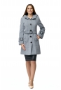 Женское пальто из текстиля с капюшоном 8008936-2