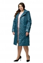 Женское пальто из текстиля с капюшоном 8010067