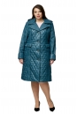 Женское пальто из текстиля с капюшоном 8010067-2