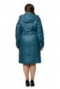 Женское пальто из текстиля с капюшоном 8010067-3