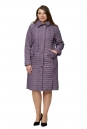 Женское пальто из текстиля с капюшоном 8010617-2