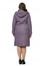 Женское пальто из текстиля с капюшоном 8010617-3