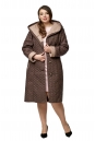 Женское пальто из текстиля с капюшоном 8010618