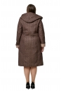 Женское пальто из текстиля с капюшоном 8010618-3