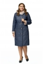 Женское пальто из текстиля с капюшоном 8010623