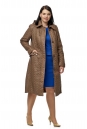 Женское пальто из текстиля с капюшоном 8010626-2