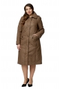Женское пальто из текстиля с капюшоном 8010627-2