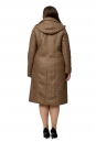 Женское пальто из текстиля с капюшоном 8010627-3