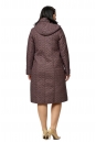 Женское пальто из текстиля с капюшоном 8010629-3