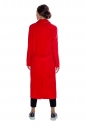 Женское пальто из текстиля с воротником 8011526-3