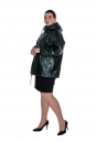 Женская кожаная куртка из натуральной кожи с капюшоном 8011559-3