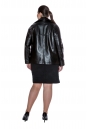 Женская кожаная куртка из натуральной кожи с воротником 8011577-3