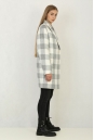 Женское пальто из текстиля с воротником 8011658-3