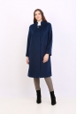 Женское пальто из текстиля с воротником 8011712