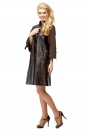 Женское кожаное пальто из натуральной кожи с воротником 8011947-2