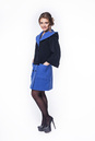Женское пальто из текстиля с капюшоном 8011975-2