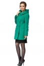 Женское пальто из текстиля с капюшоном 8012036-2