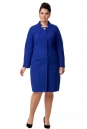 Женское пальто из текстиля с воротником 8012045