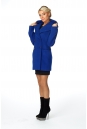Женское пальто из текстиля с капюшоном 8012049-2