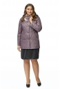 Куртка женская из текстиля с капюшоном, отделка искусственный мех 8012062