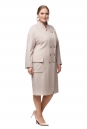 Женское пальто из текстиля с воротником 8012584