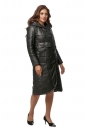Женское кожаное пальто из натуральной кожи с капюшоном 8013019-2