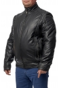 Мужская кожаная куртка из эко-кожи с воротником 8014434-2