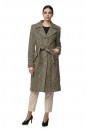 Женское пальто из текстиля с воротником 8016127
