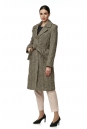 Женское пальто из текстиля с воротником 8016127-2