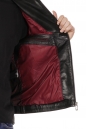 Мужская кожаная куртка из натуральной кожи с воротником 8018705-4