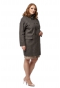 Женское пальто из текстиля с капюшоном 8019578-2