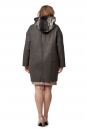 Женское пальто из текстиля с капюшоном 8019578-3