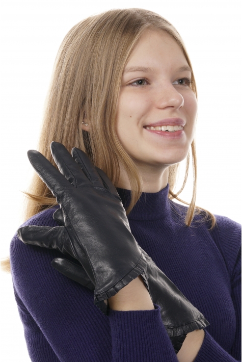 Перчатки женские кожаные 8020182