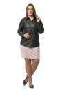 Женская кожаная куртка из эко-кожи с воротником 8021233-4