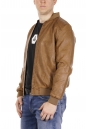 Мужская кожаная куртка из эко-кожи с воротником 8021858-9
