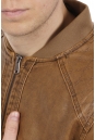 Мужская кожаная куртка из эко-кожи с воротником 8021858-9