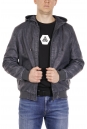 Мужская кожаная куртка из эко-кожи с капюшоном 8021859-10